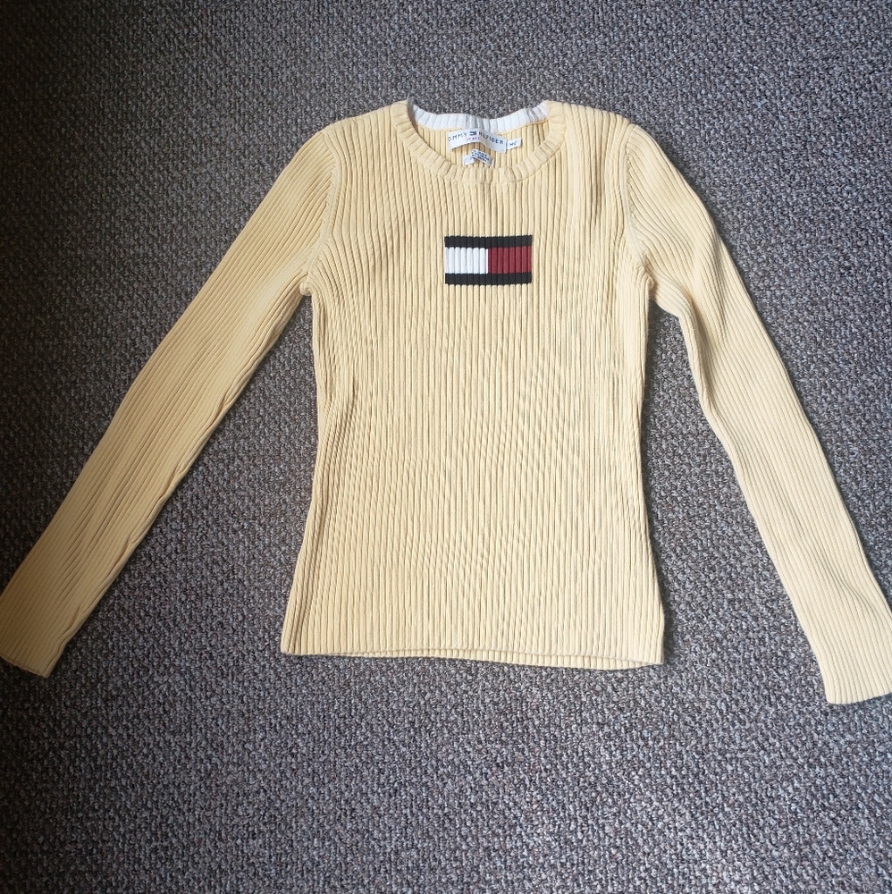 90s vintage Tommy Hilfiger ribbed sweater